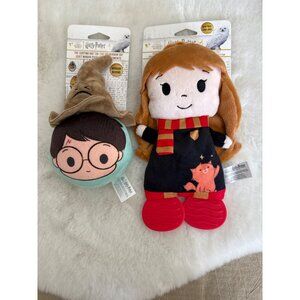 HARRY POTTER Baby Set of 2 Crinkle Teether & Mirror Toy NEW!